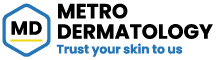 Metro Dermatology logo with link
